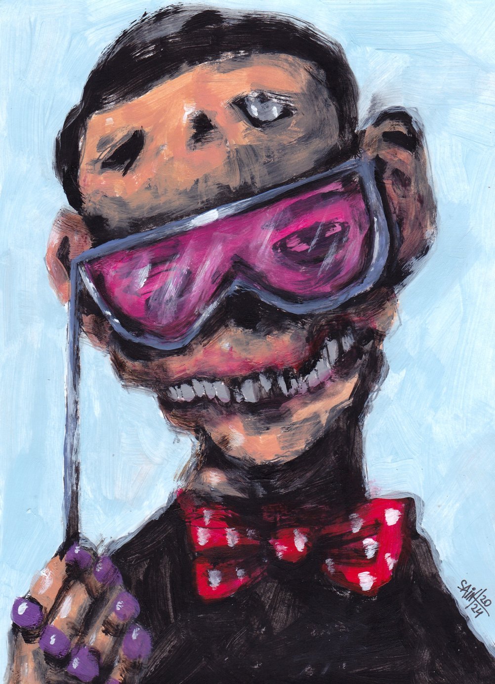 Mr. Pink Eyes. 15х21 см.