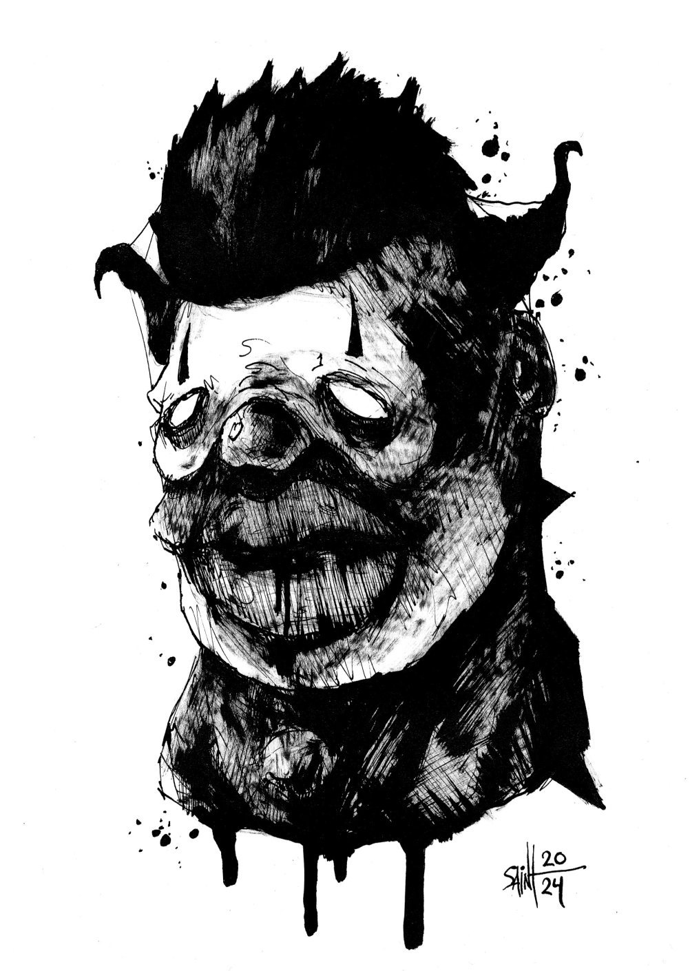 Mr. Cosmoclown. 15х21 см.