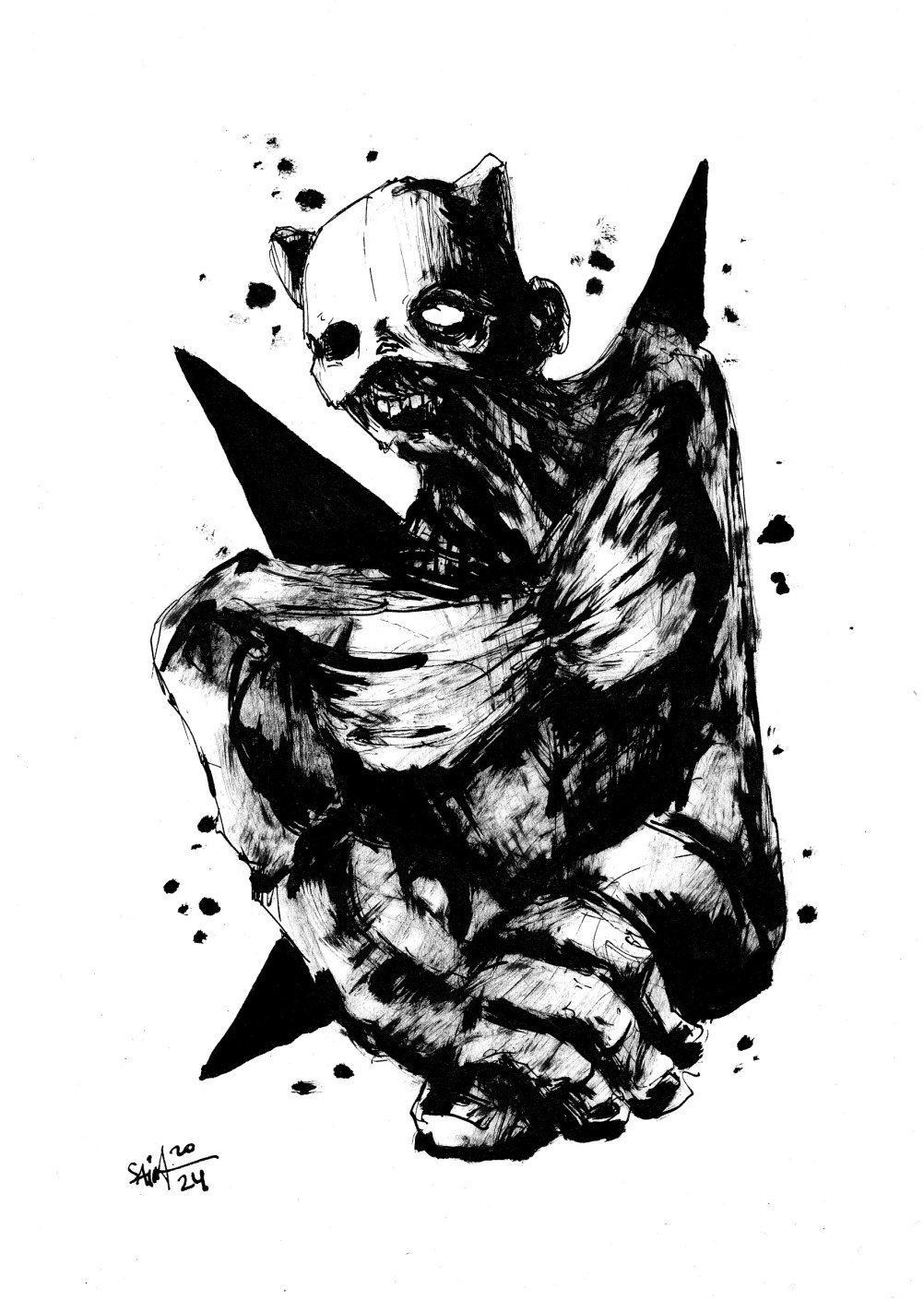 Mr. Kotohead ink. 15х21 см.