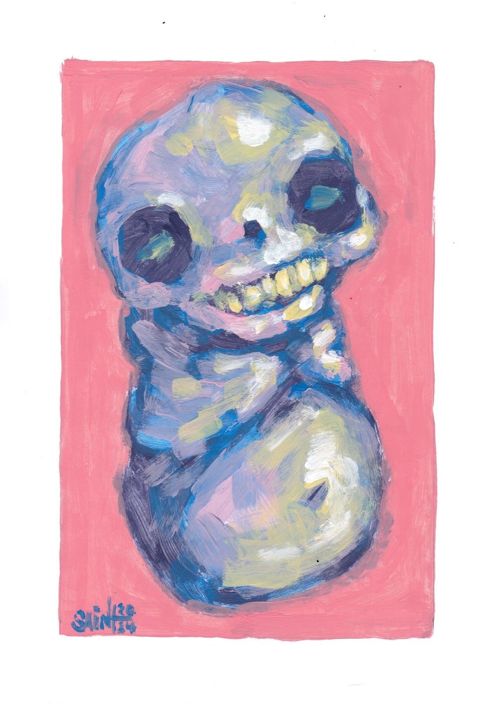 Mr. Without black Skull. 15х21 см.