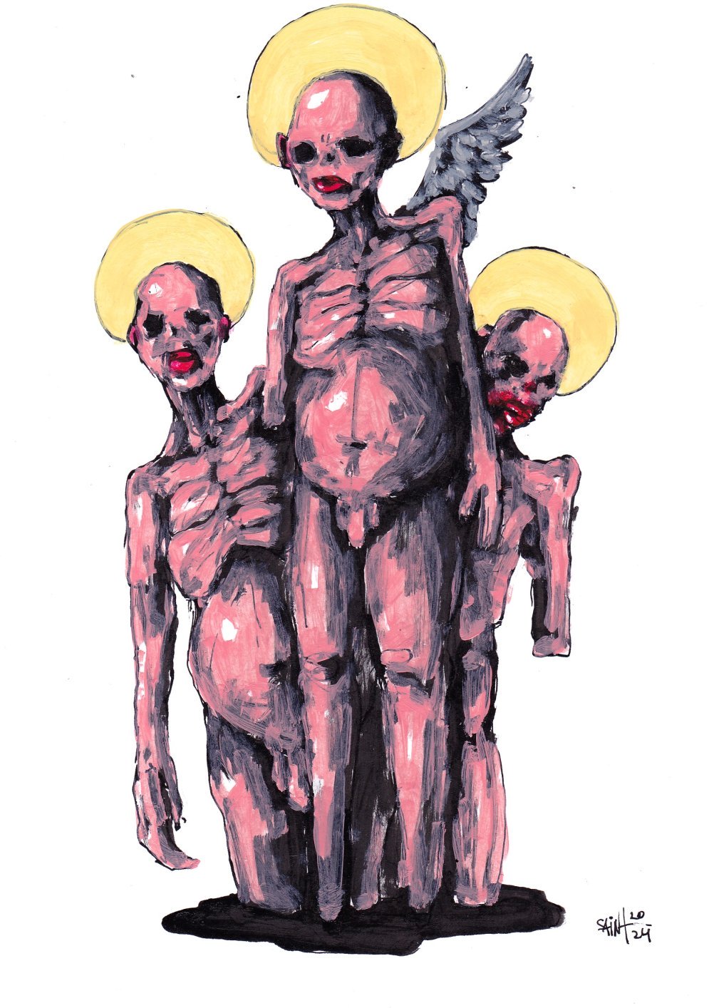 Dark fantasy trio. 15х21 см.