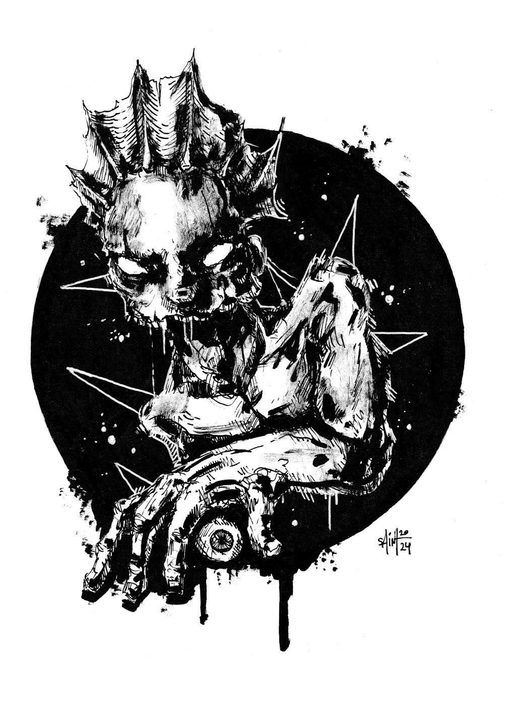 Mr. Black Triton. 15х21 см.