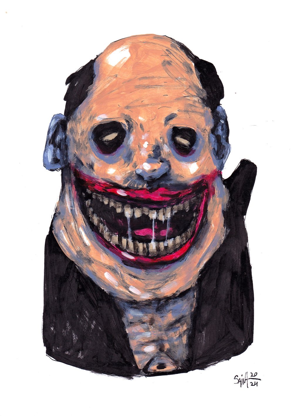 Mr. Old zombie. 15х21 см.