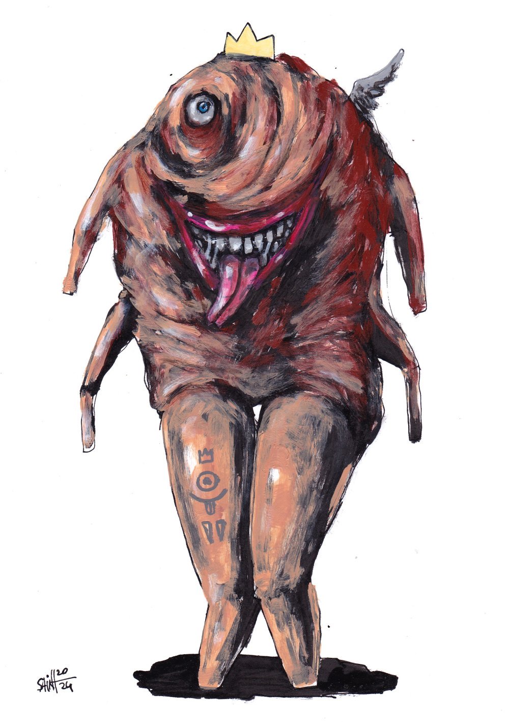 Mr. Queen of the Grotesque. 15х21 см.