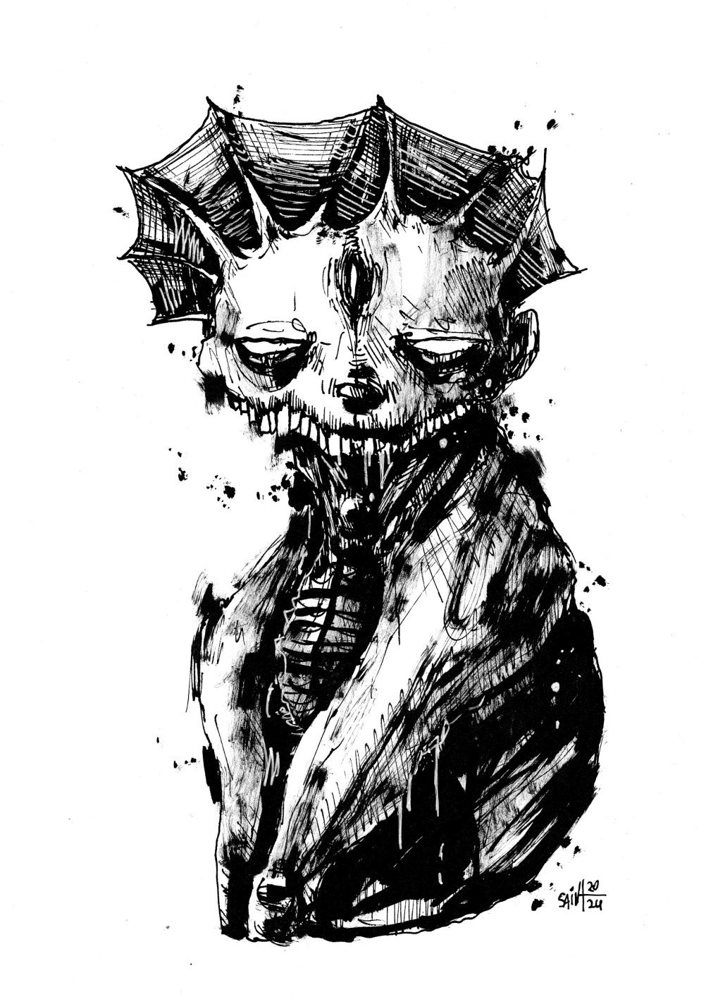 Mr. Sobaka glaz ink. 15х21 см.
