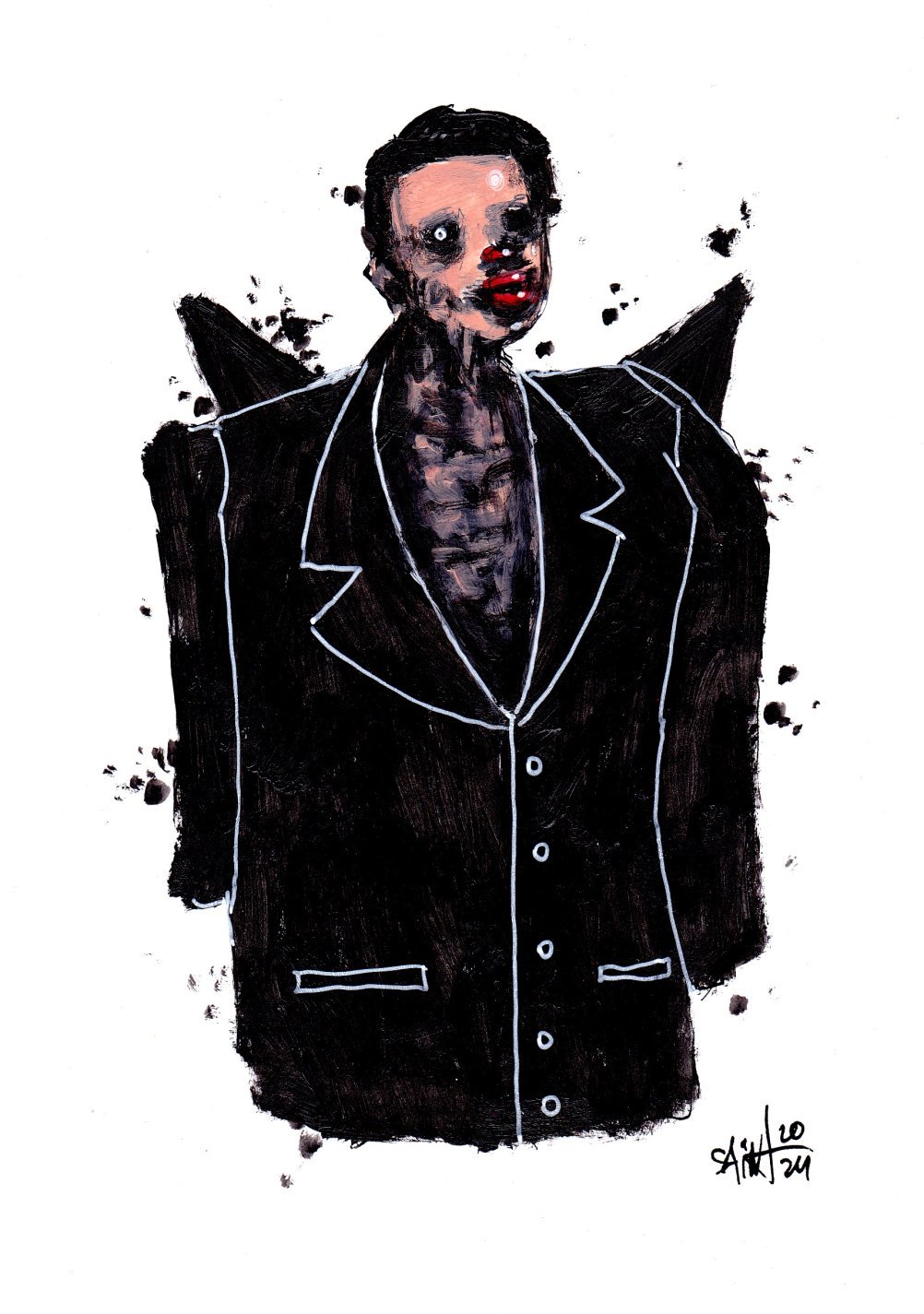 Mr. Black jacket. 15х21 см.