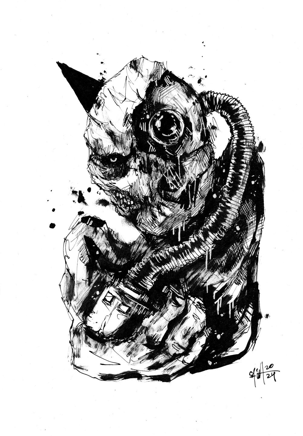 Mr. Cyborg ink. 15х21 см.