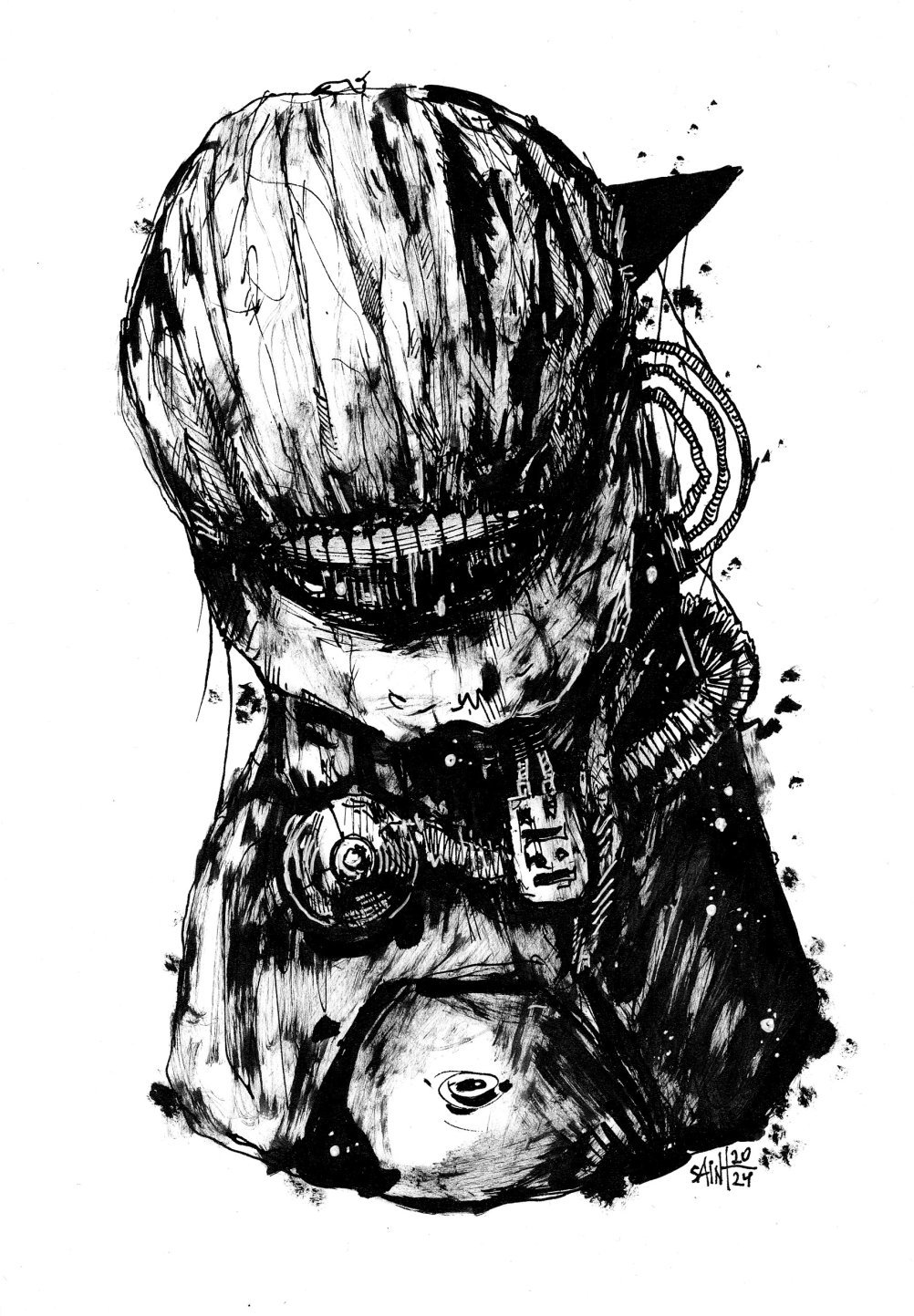 Mr. Mecha ink. 15х21 см.