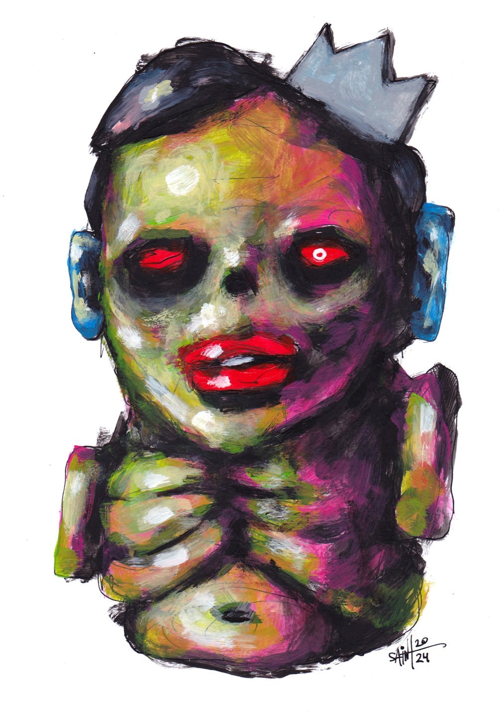 Mr. Zombozelen. 15х21 см.