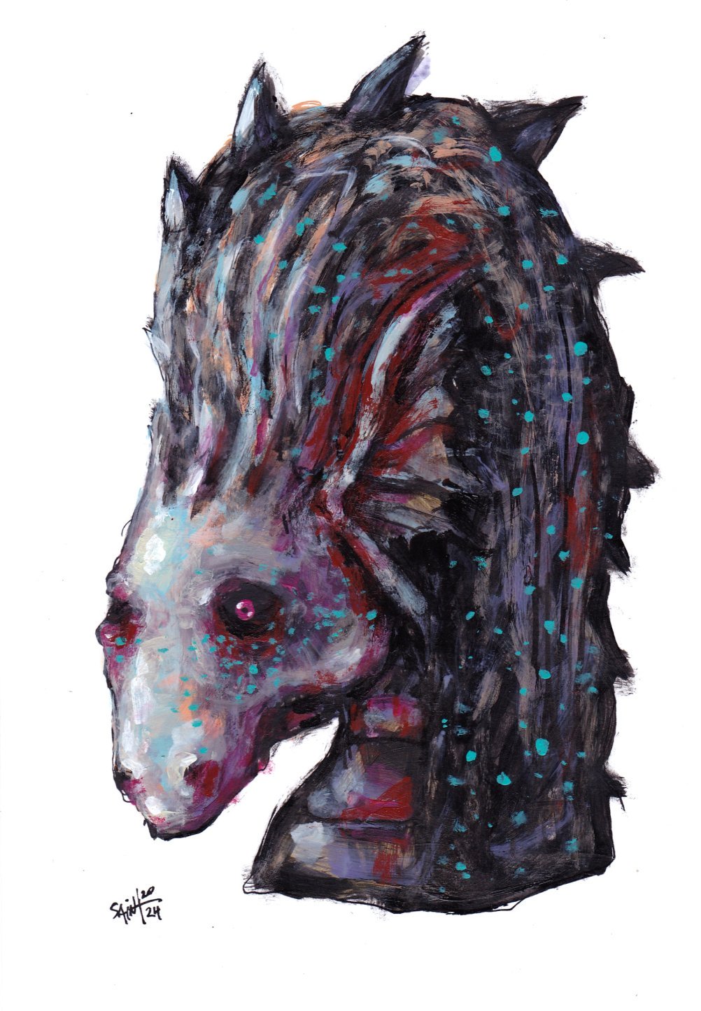 Mr. Drakonhorse. 15х21 см.