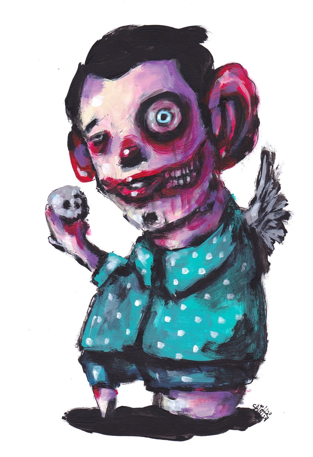 Mr. Zombglazio. 15х21 см.