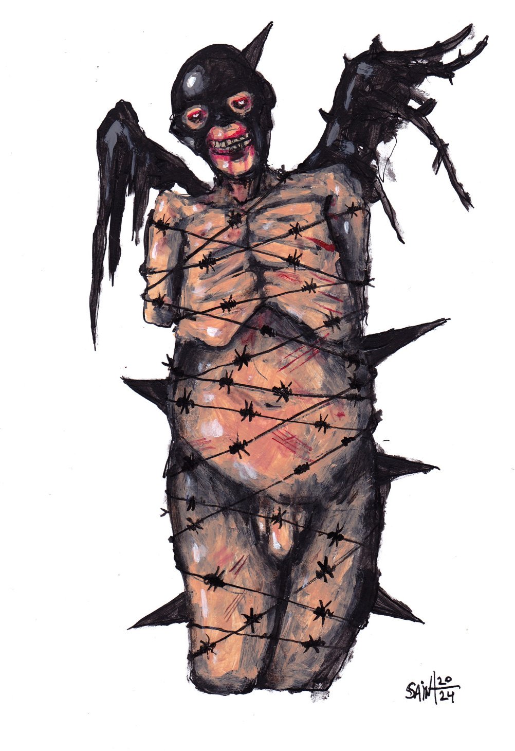 Mr. BDSM angel. 15х21 см.