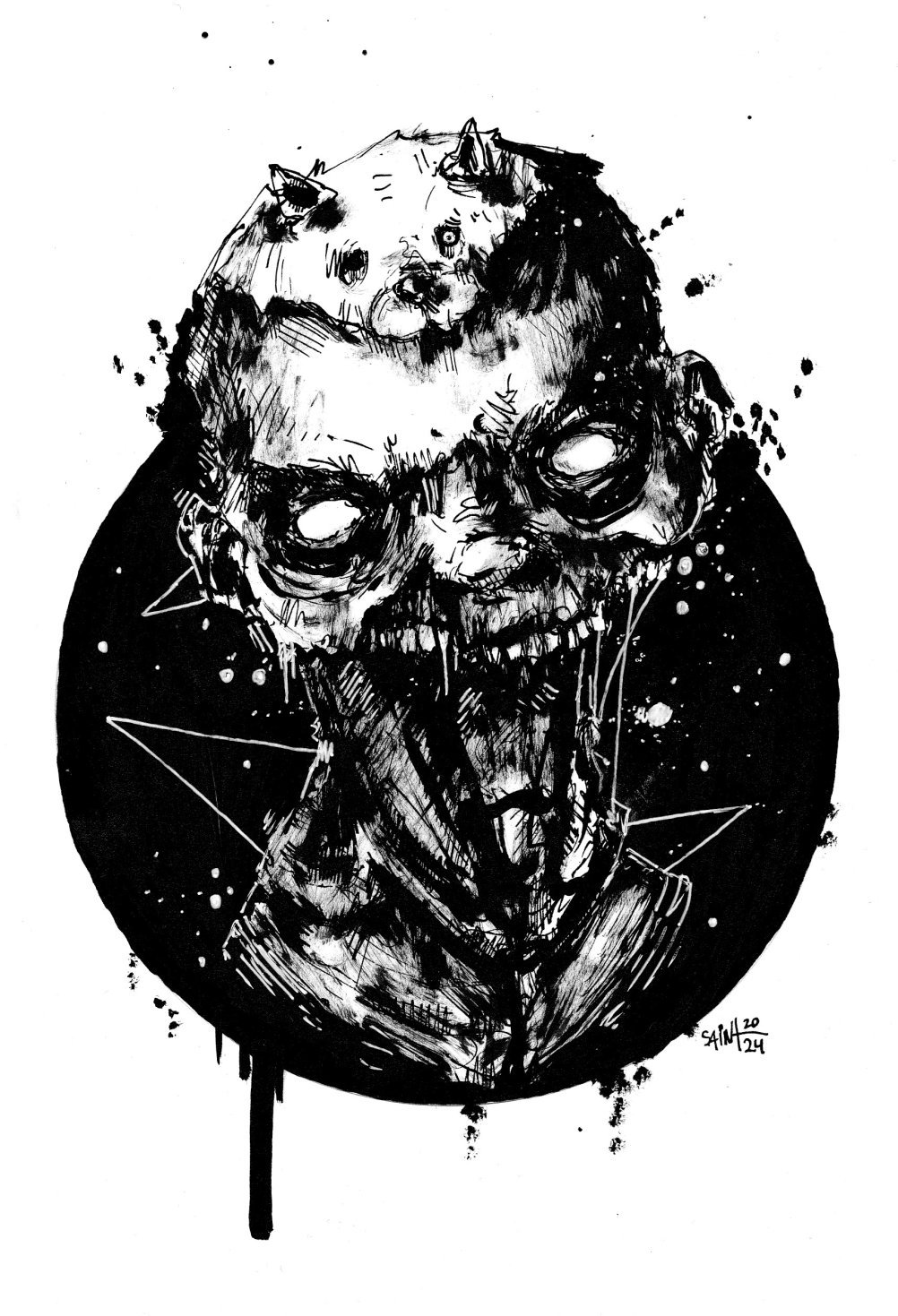Mr. Shkura ink. 15х21 см.