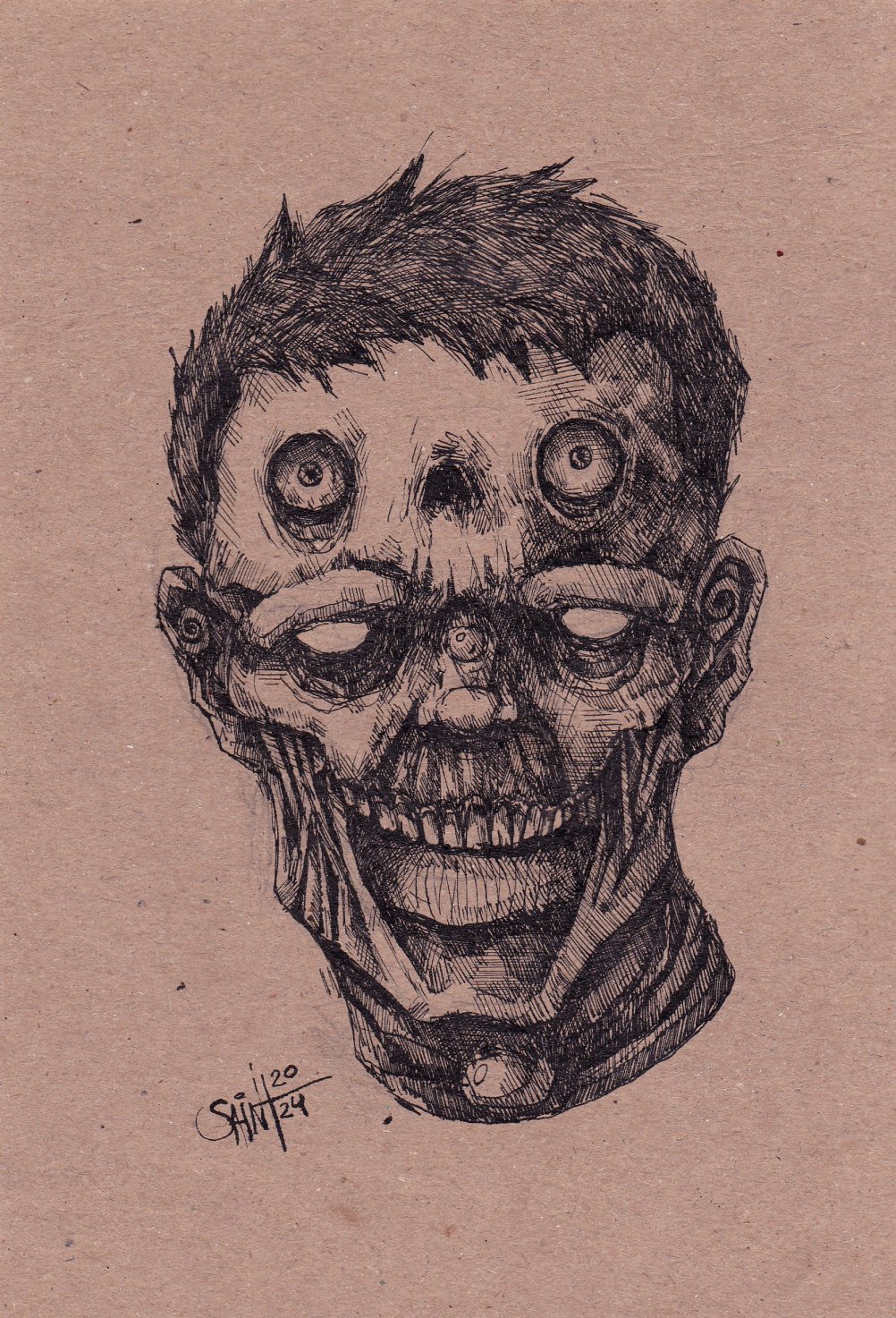 Mr. Dve golovi ink. 15х21 см.