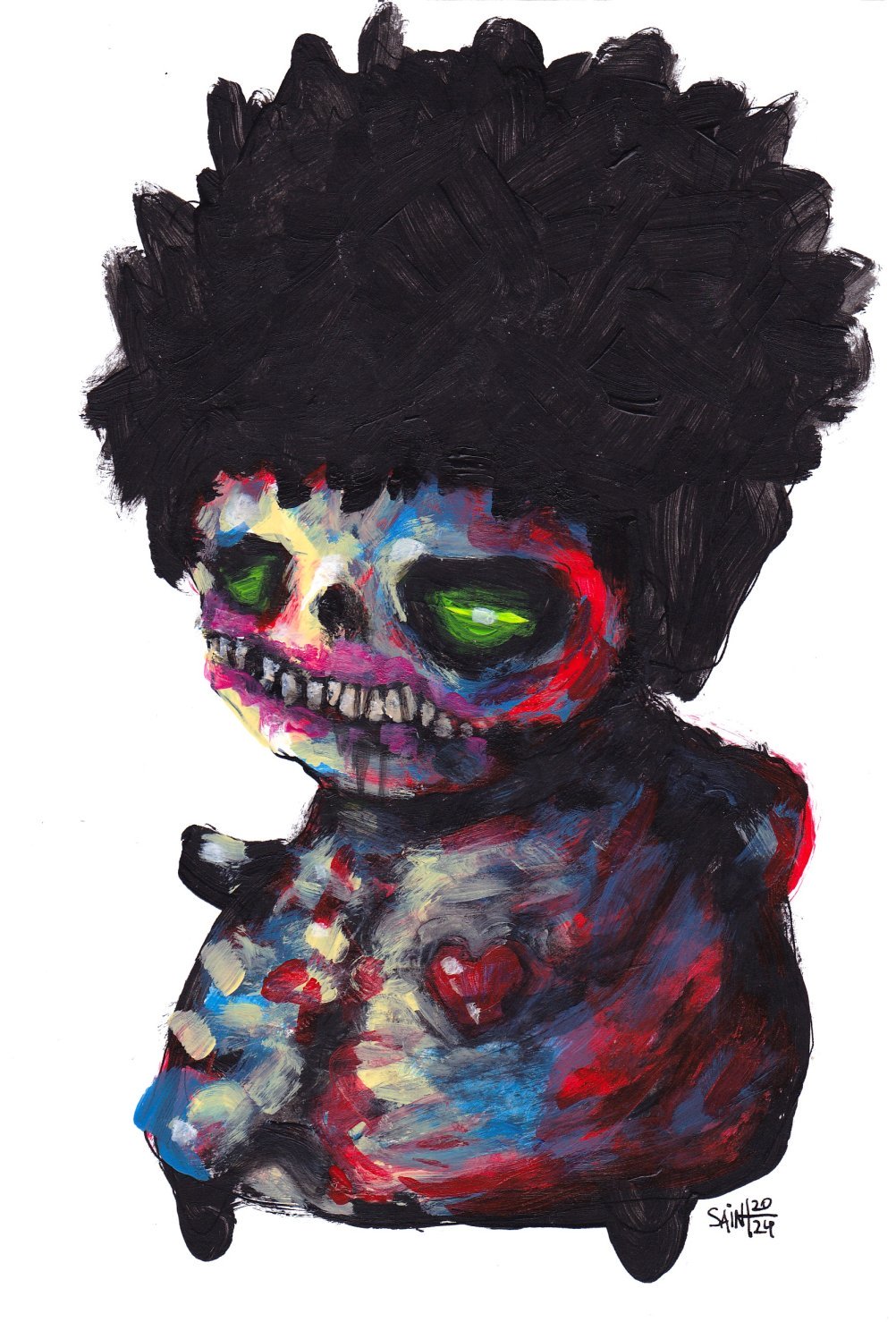 Mr. Zombie Voodoo. 15х21 см.