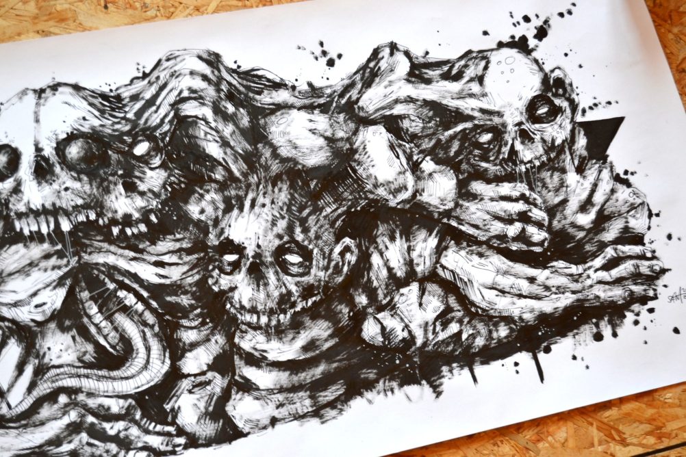 A mountain of flesh. 42х100 см — изображение 8