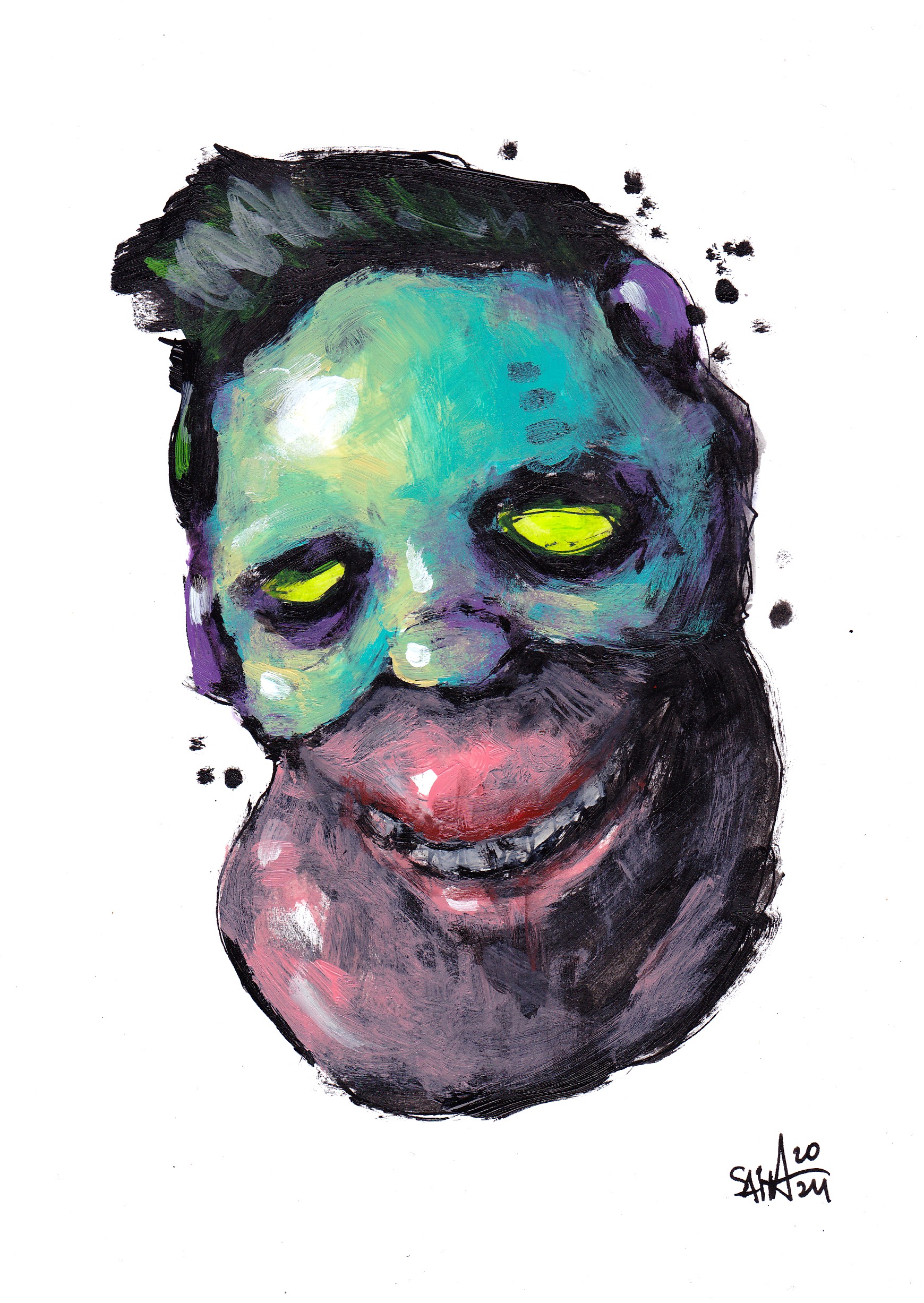 Mr. Zombelvis. 15х21 см.