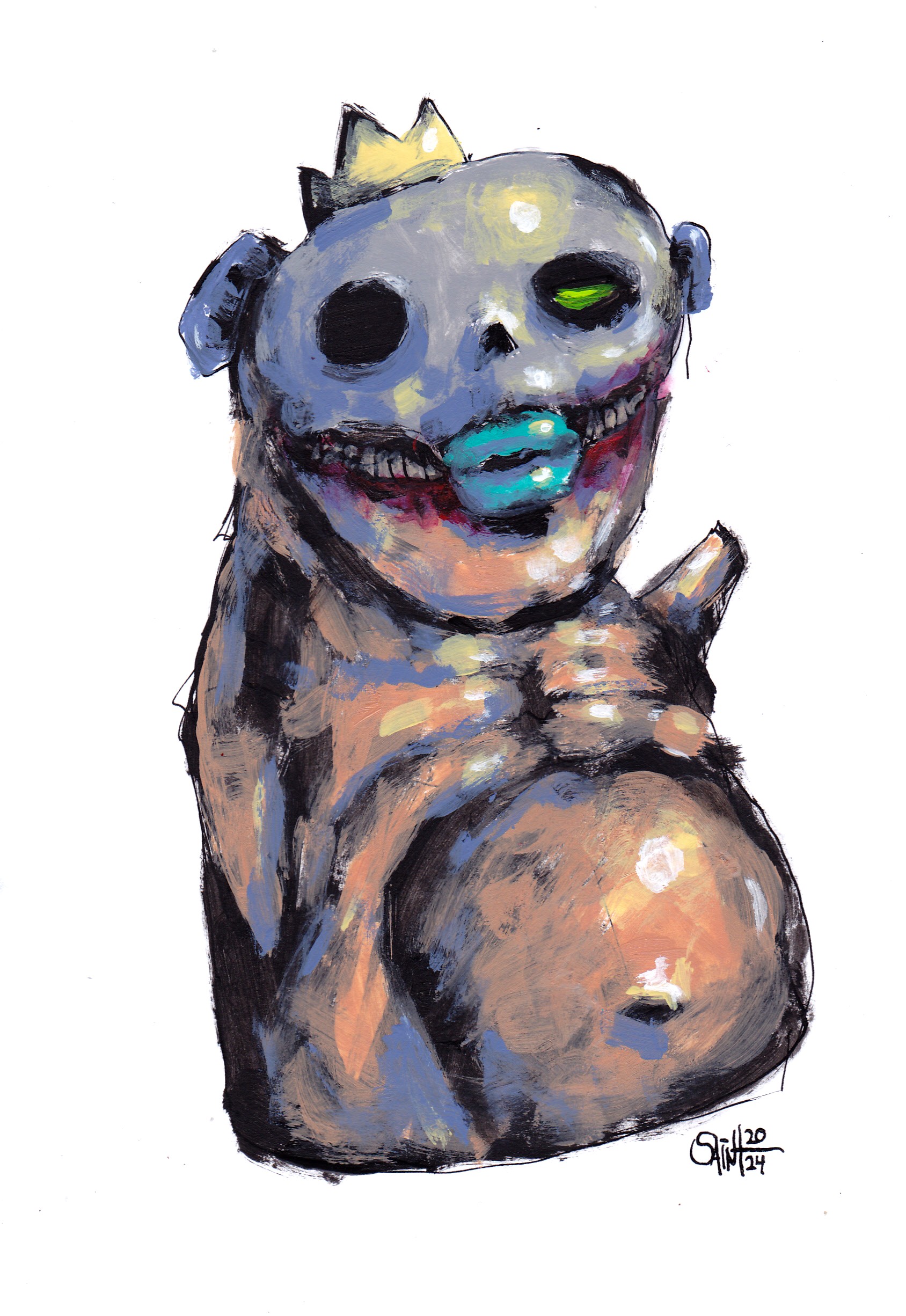 Mr. Skull puziko. 15х21 см.