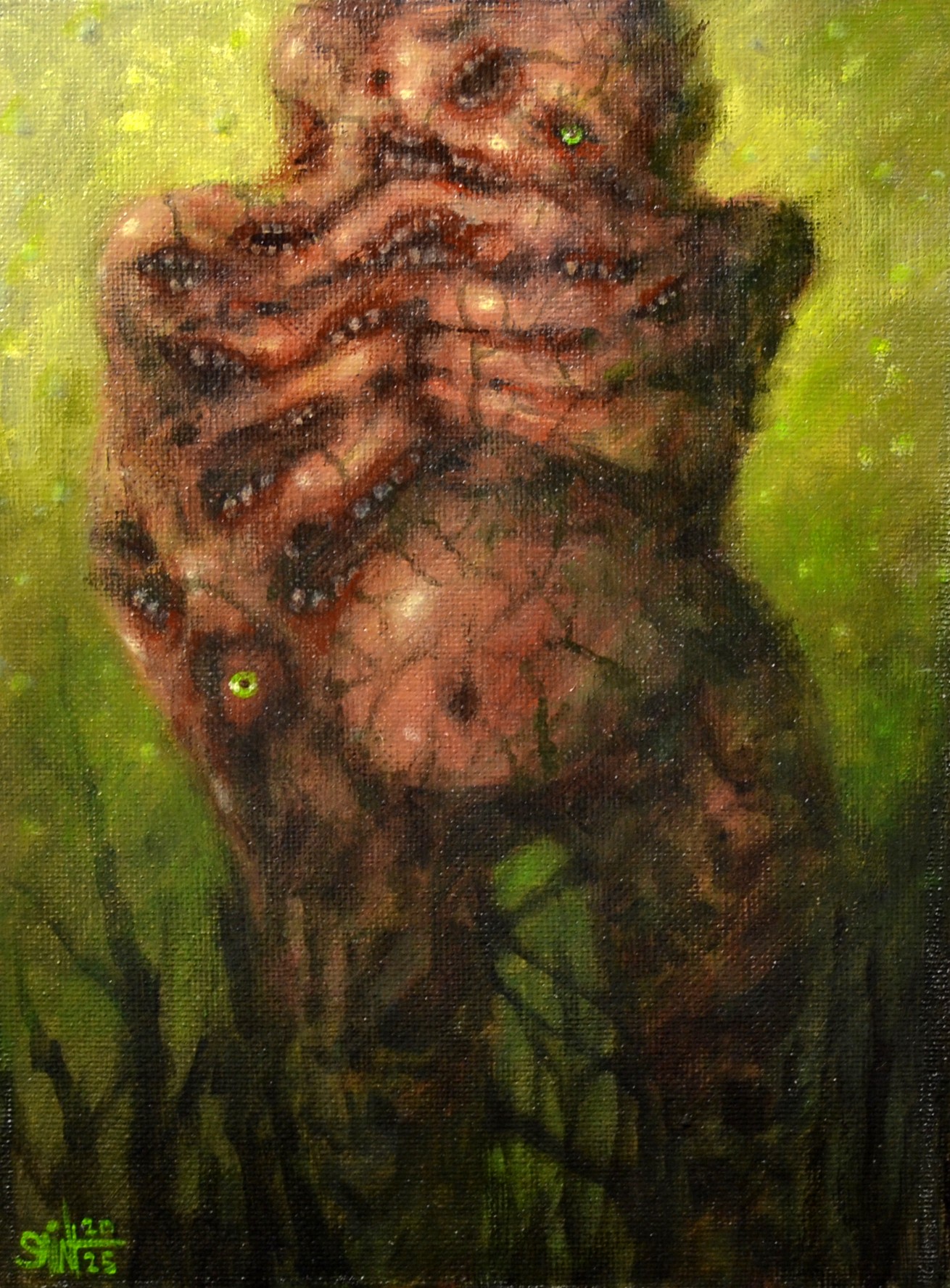 Mr. Bolotrotii. 15х20 см. Холст на картоне