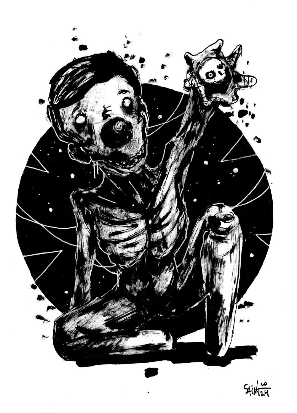 Mr. Small head. 15х21 см.