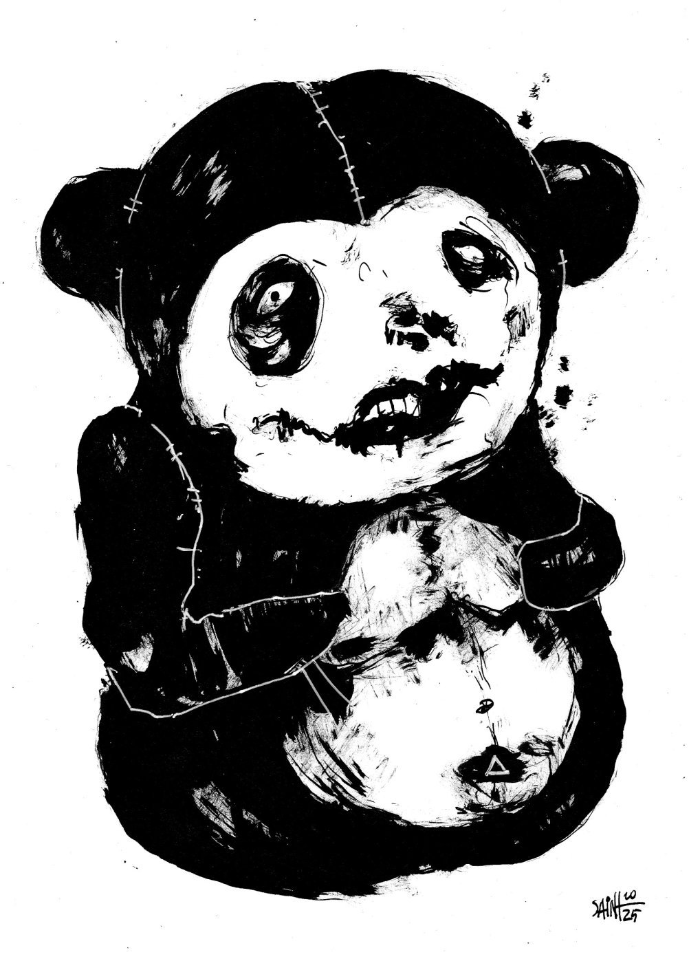 Mr. Darkmishka. MMXXV. 15х21 см.
