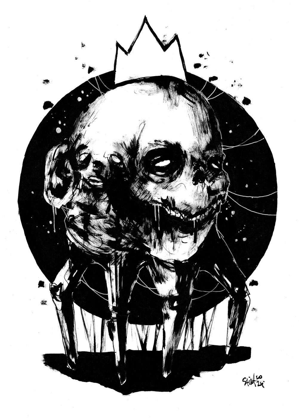 Mr. Palcihead. 15х21 см.