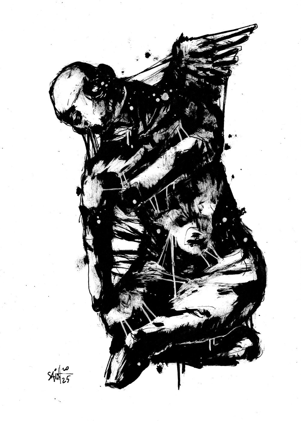 Mr. Pticavuk. MMXXV. 15х21 см.