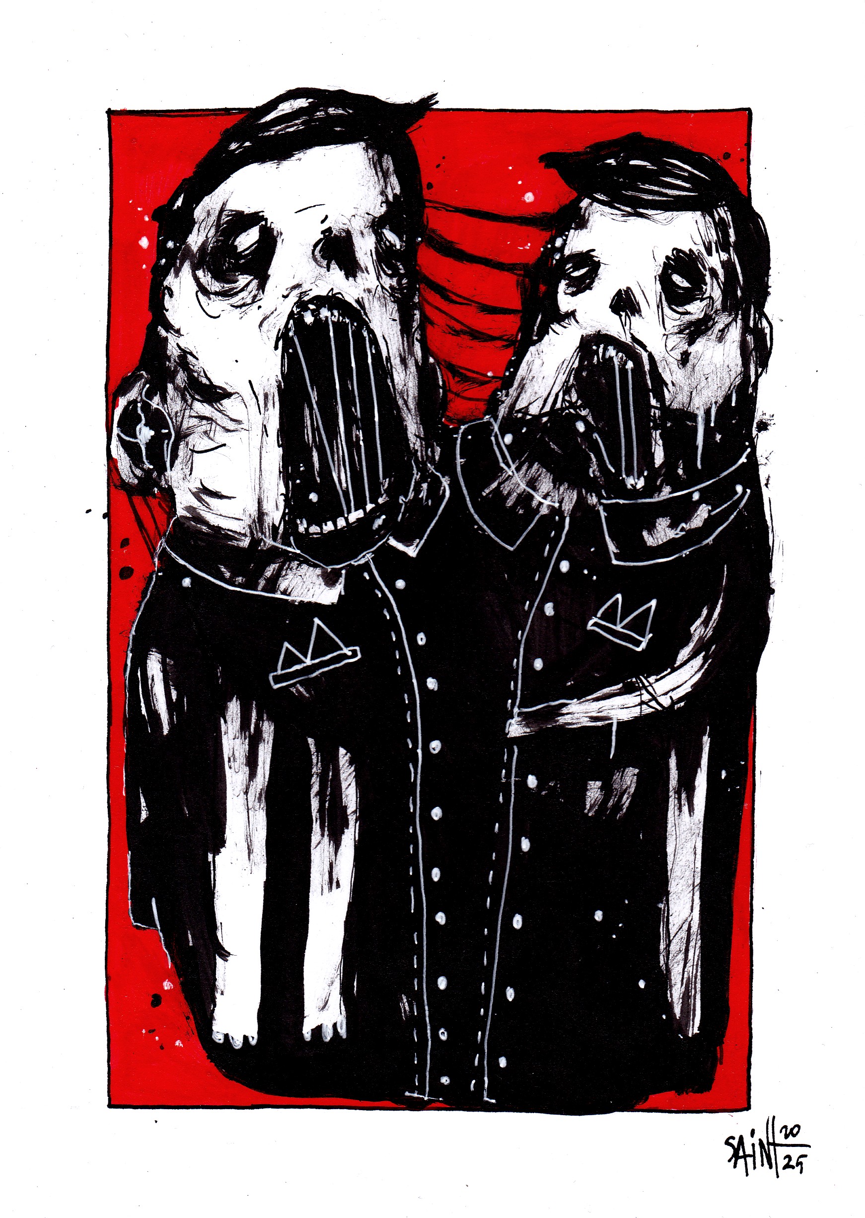 Mr. Zombotwins. MMXXV. 15х21 см.