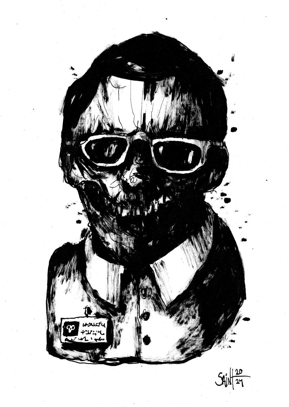 Mr. Blacko4i. MMXXIV. 15х21 см.