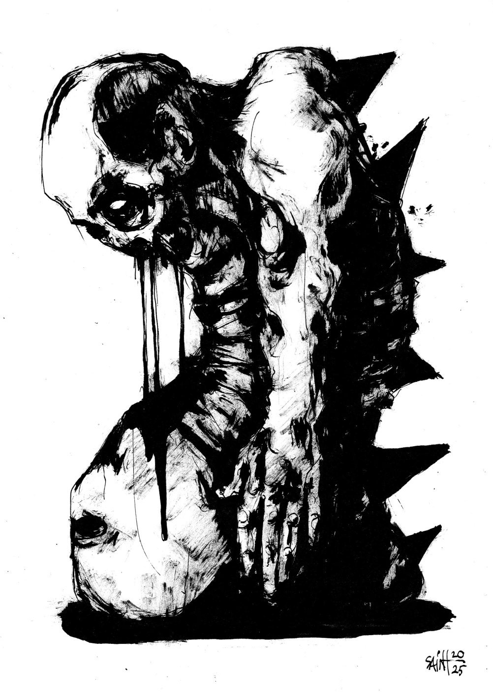 Mr. Ostrospin. MMXXV. 15х21 см.