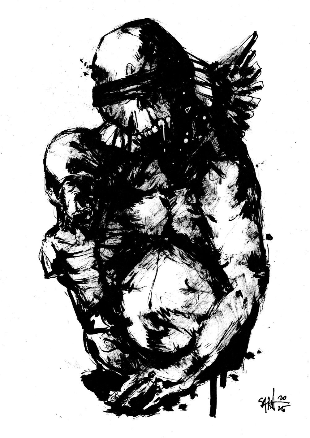 Mr. Darklenta. MMXXV. 15х21 см.
