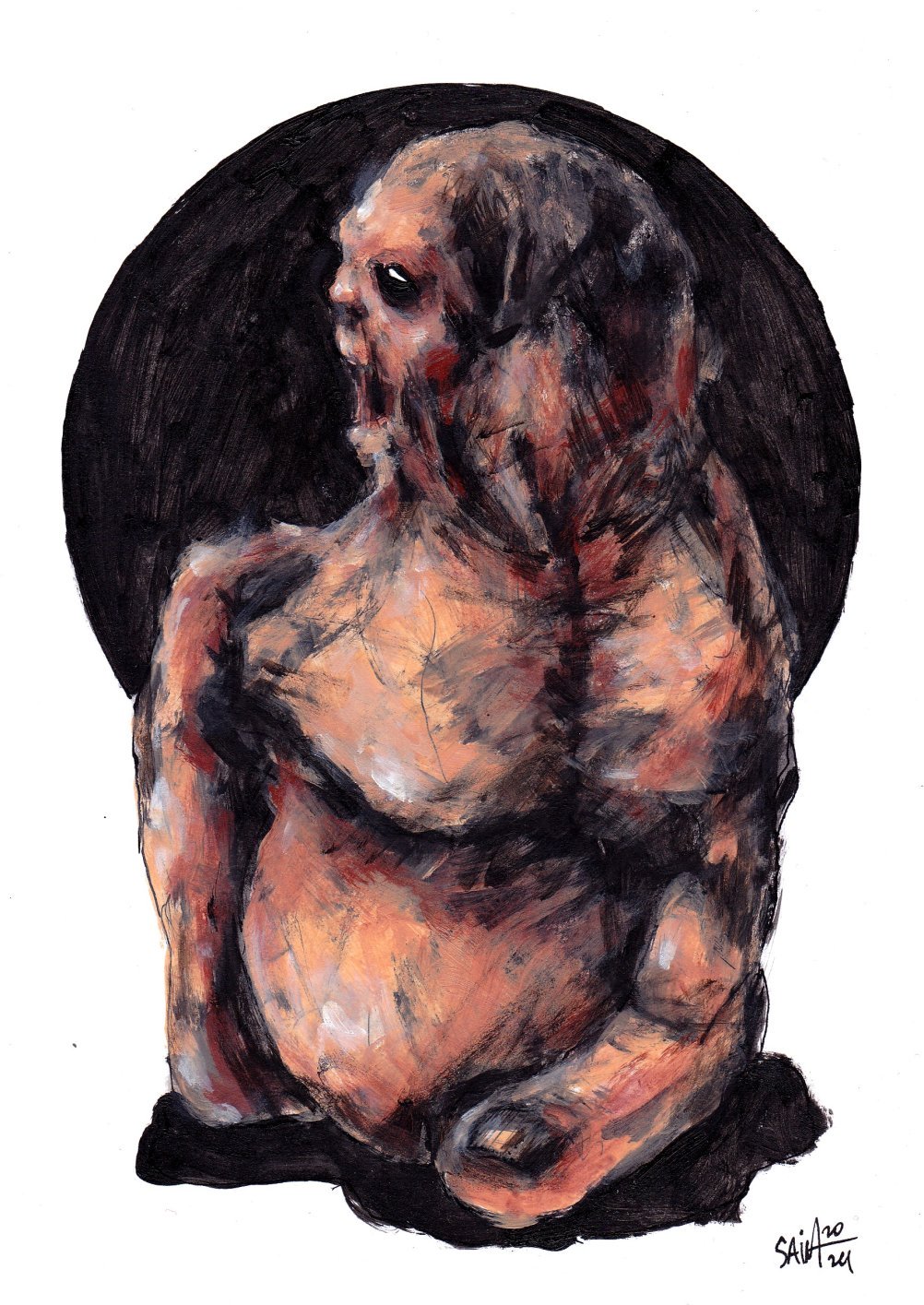 Mr. Bodypalca. MMXXIV. 15х21 см.