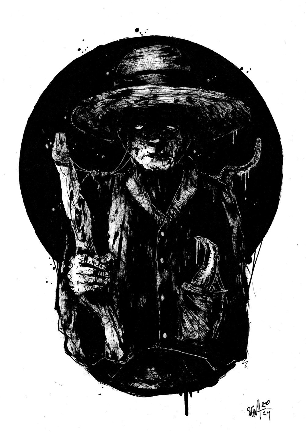 Mr. Starecink. MMXXIV. 15х21 см.