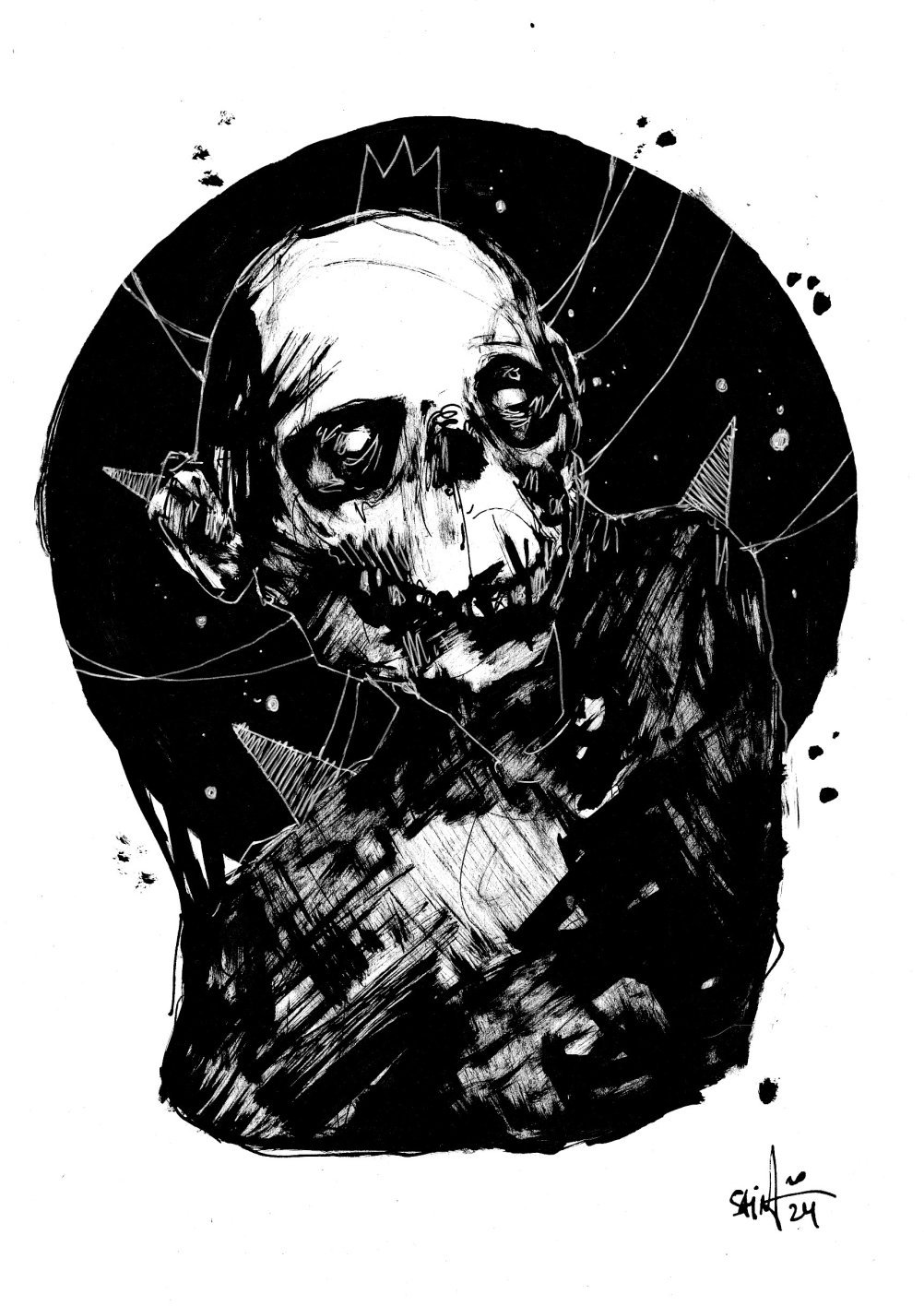 Mr. Skullkin. 15х21 см.