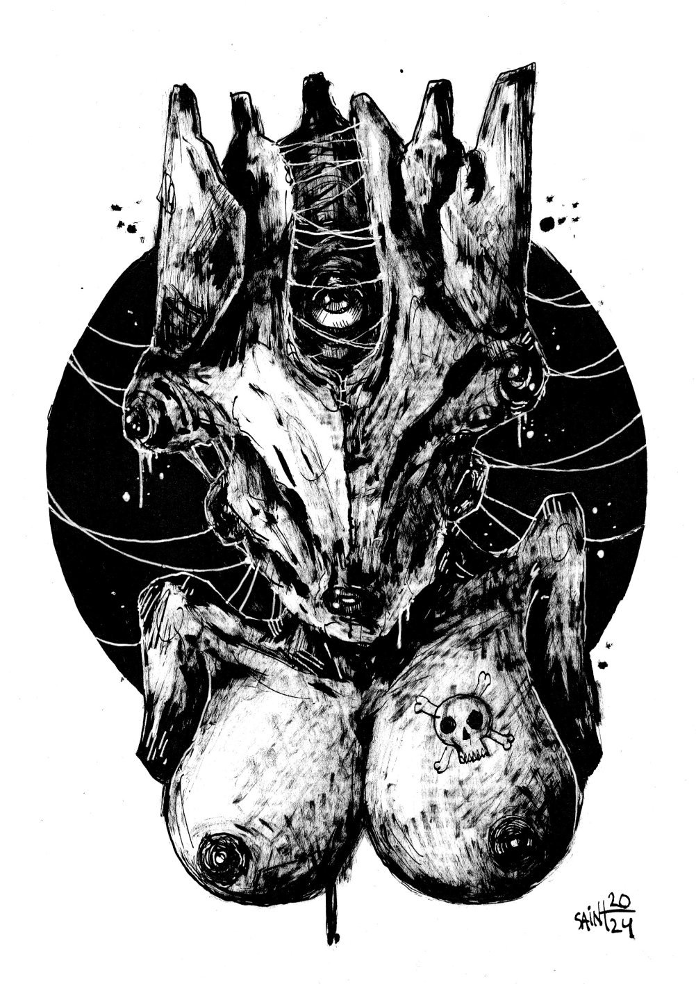 Mr. Infernogirl. MMXXIV. 15х21 см.