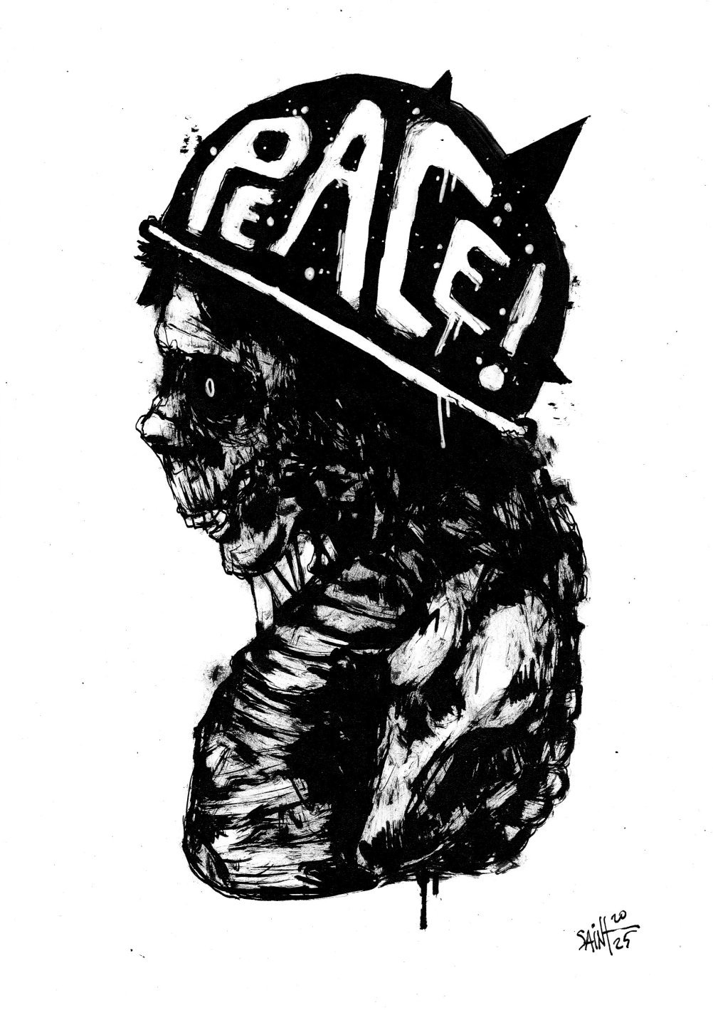 Mr. Blackpeace. MMXXV. 15х21 см.