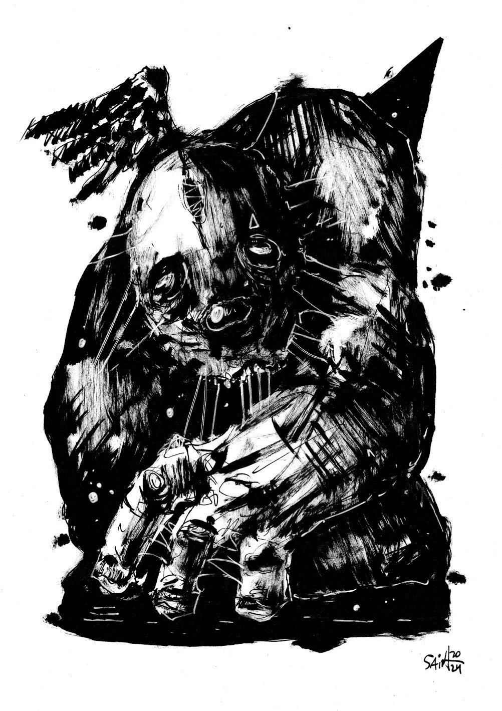 Mr. Petrolik. 15х21 см.