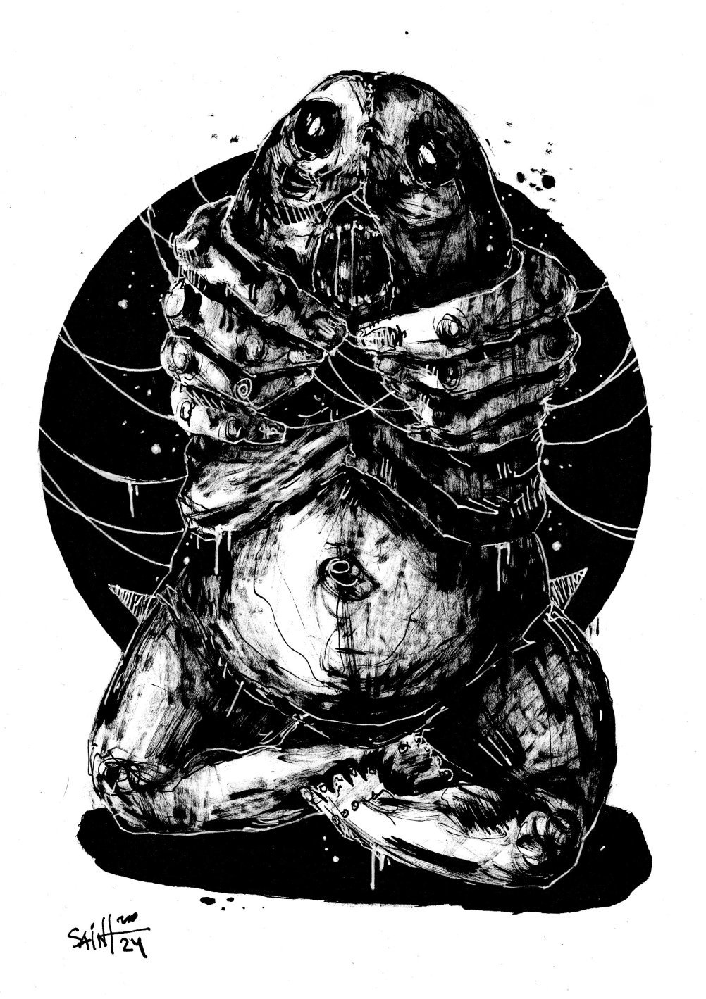 Mr. Yogus. MMXXIV. 15х21 см.