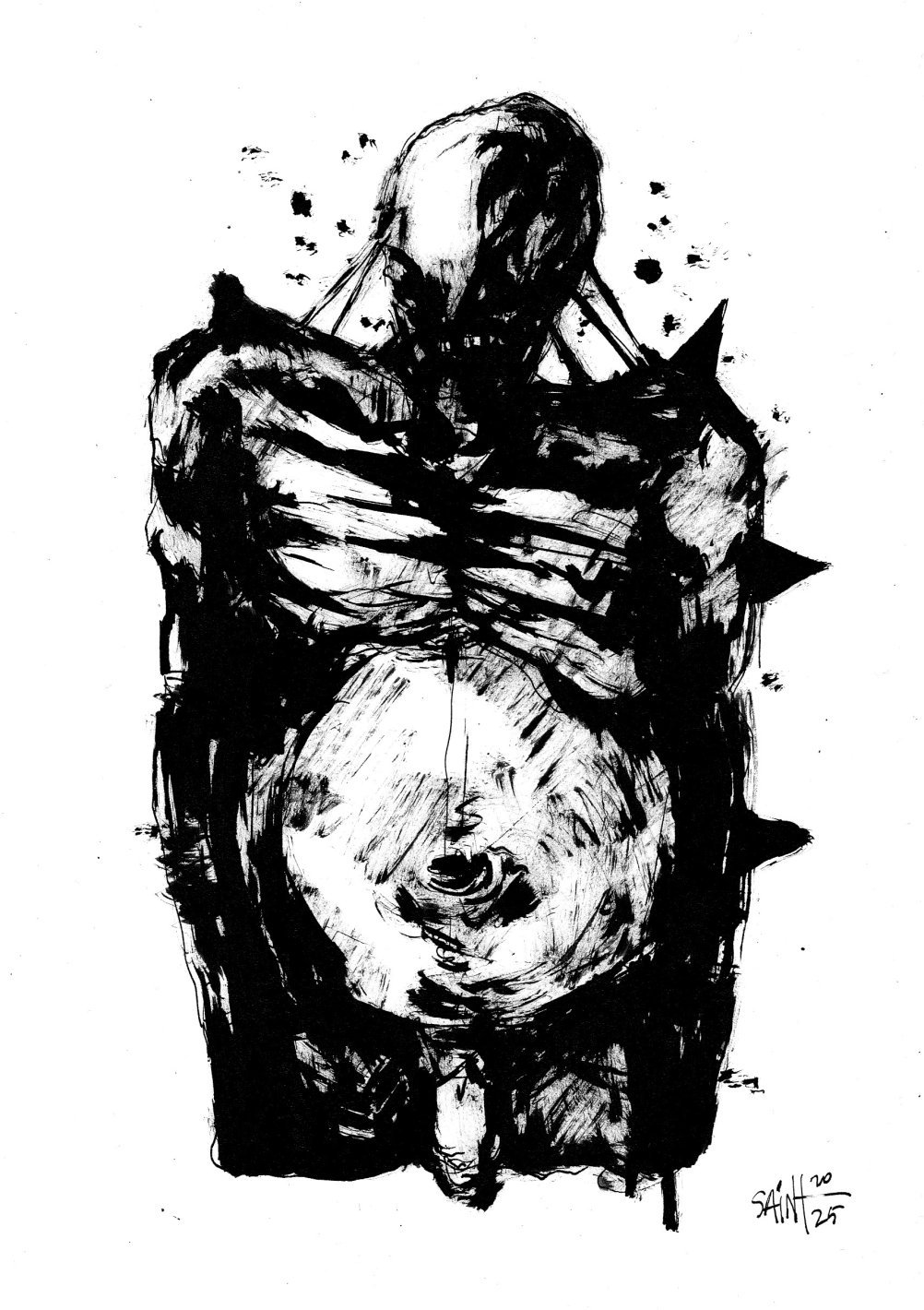 Mr. Bodyhor. MMXXV. 15х21 см.