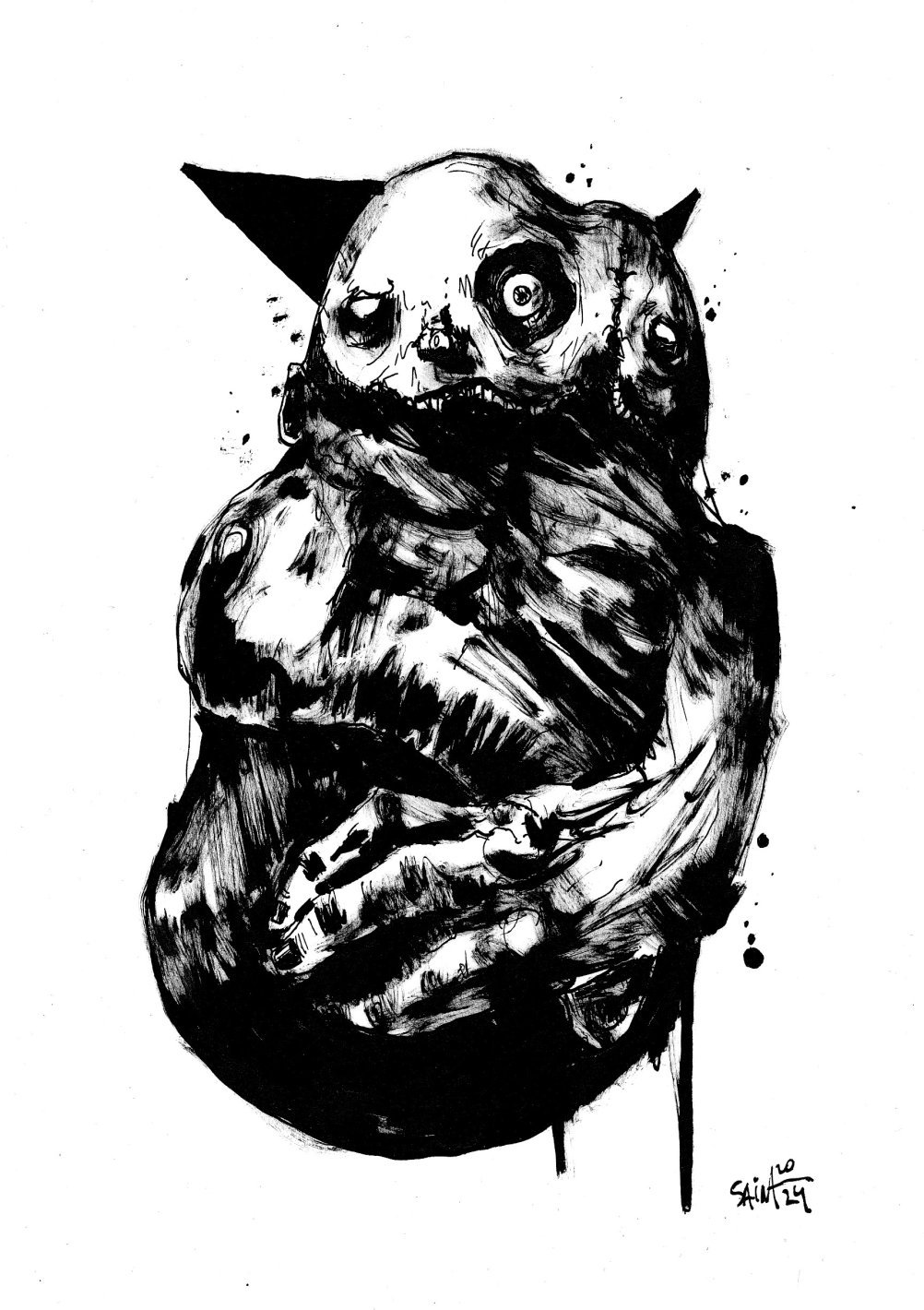 Mr. Bigrogus. MMXXIV. 15х21 см.