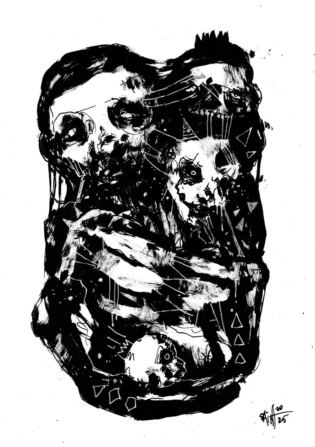 Mr. Koreshai4erep. MMXXV. 15х21 см.
