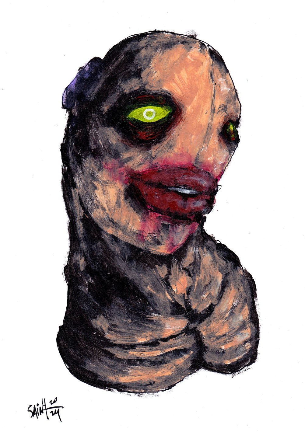 Mr. Redgubi4. MMXXIV. 15х21 см.