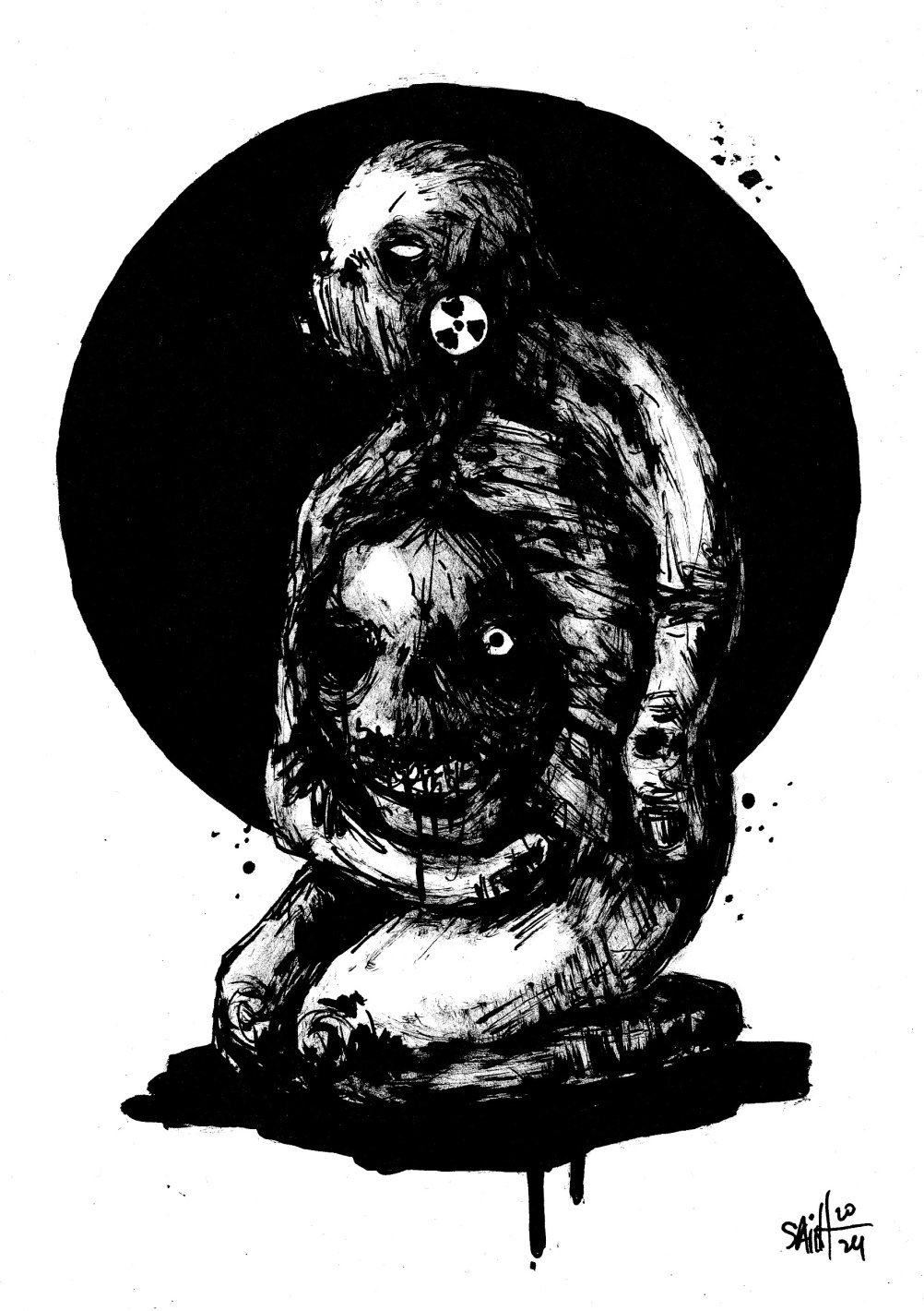 Mr. Acidpuzo. MMXXIV. 15х21 см.