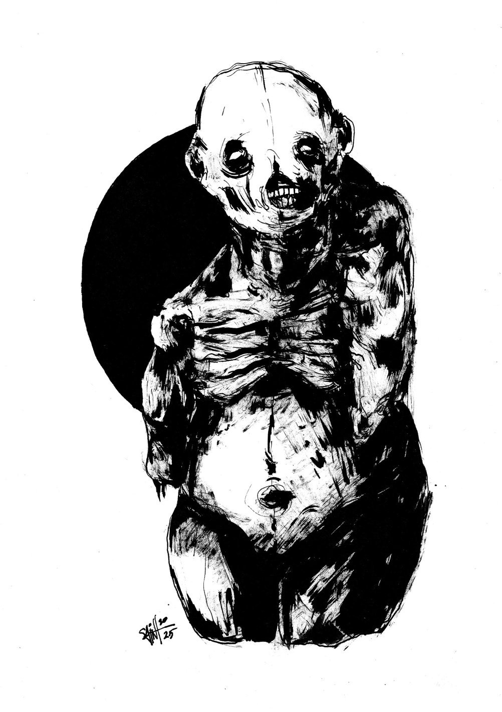 Mr. Blackoring. MMXXV. 15х21 см.