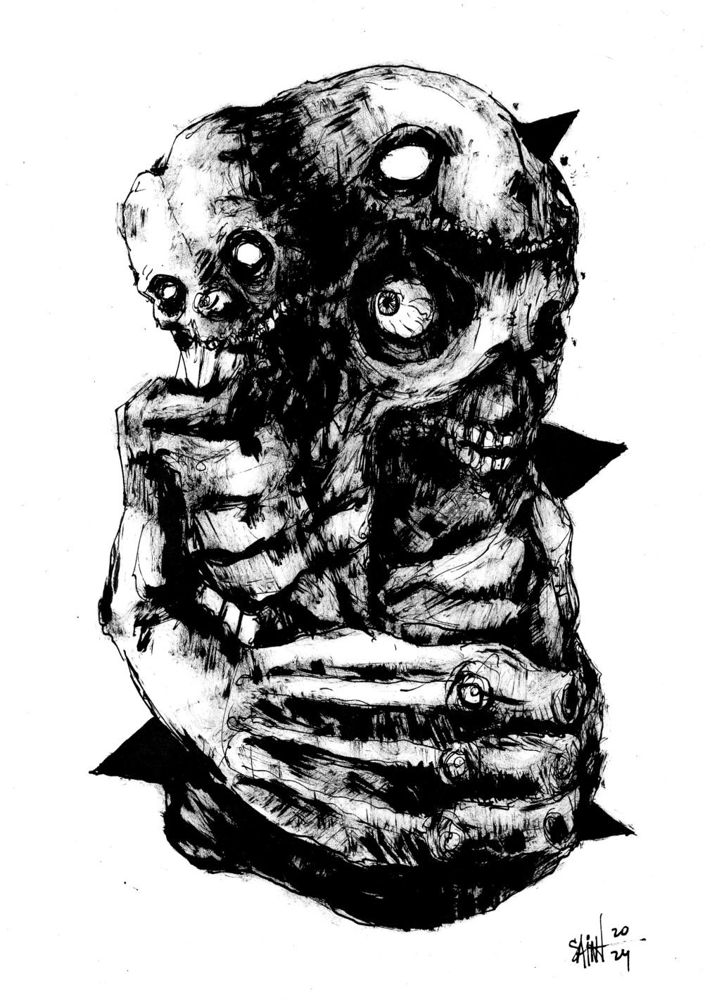 Mr. Slipsia. MMXXIV. 15х21 см.