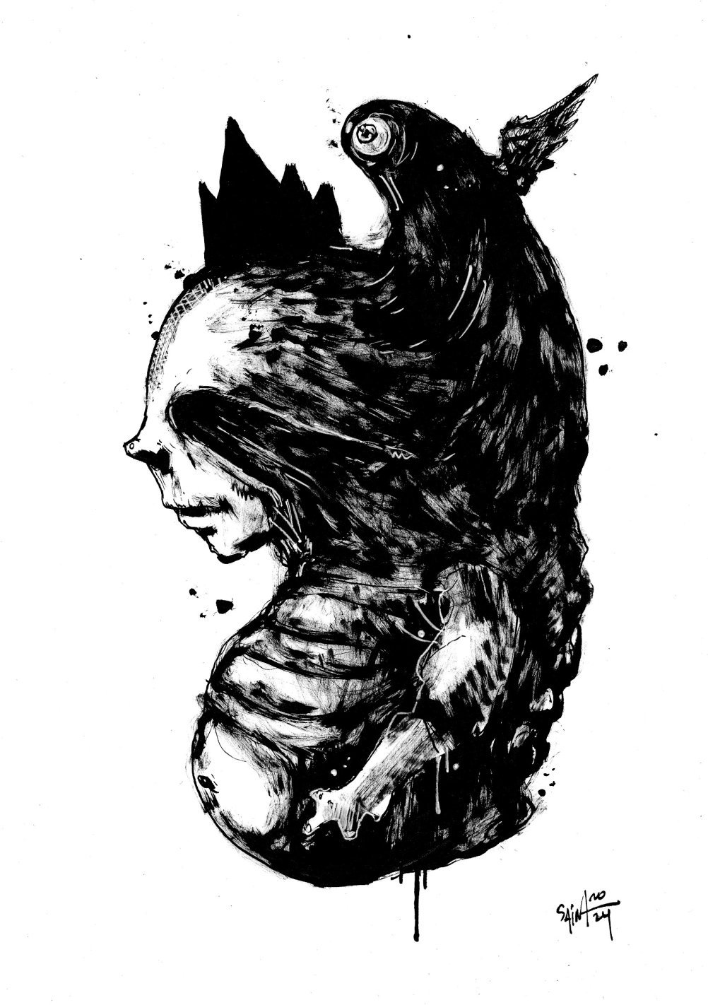 Mr. Spinoglaz. MMXXIV. 15х21 см.