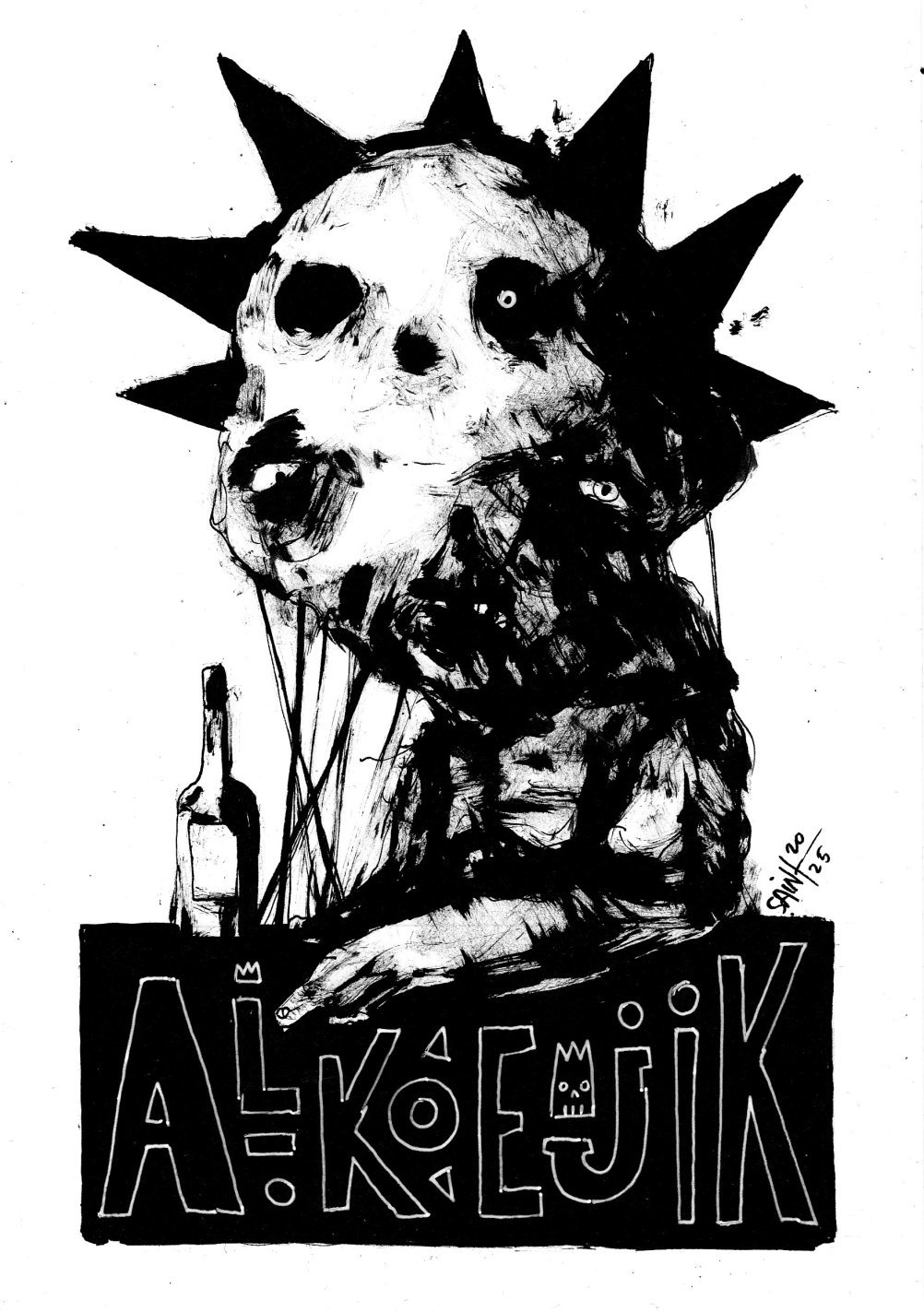 Mr. Alkoejik. MMXXV. 15х21 см.