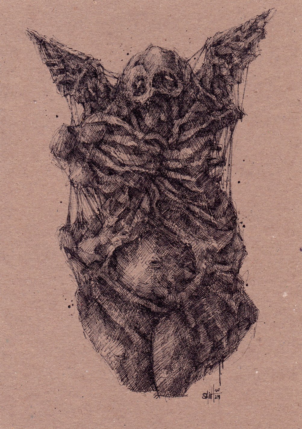 Mr. Bodyhorangel. MMXXIV. 15х21 см.
