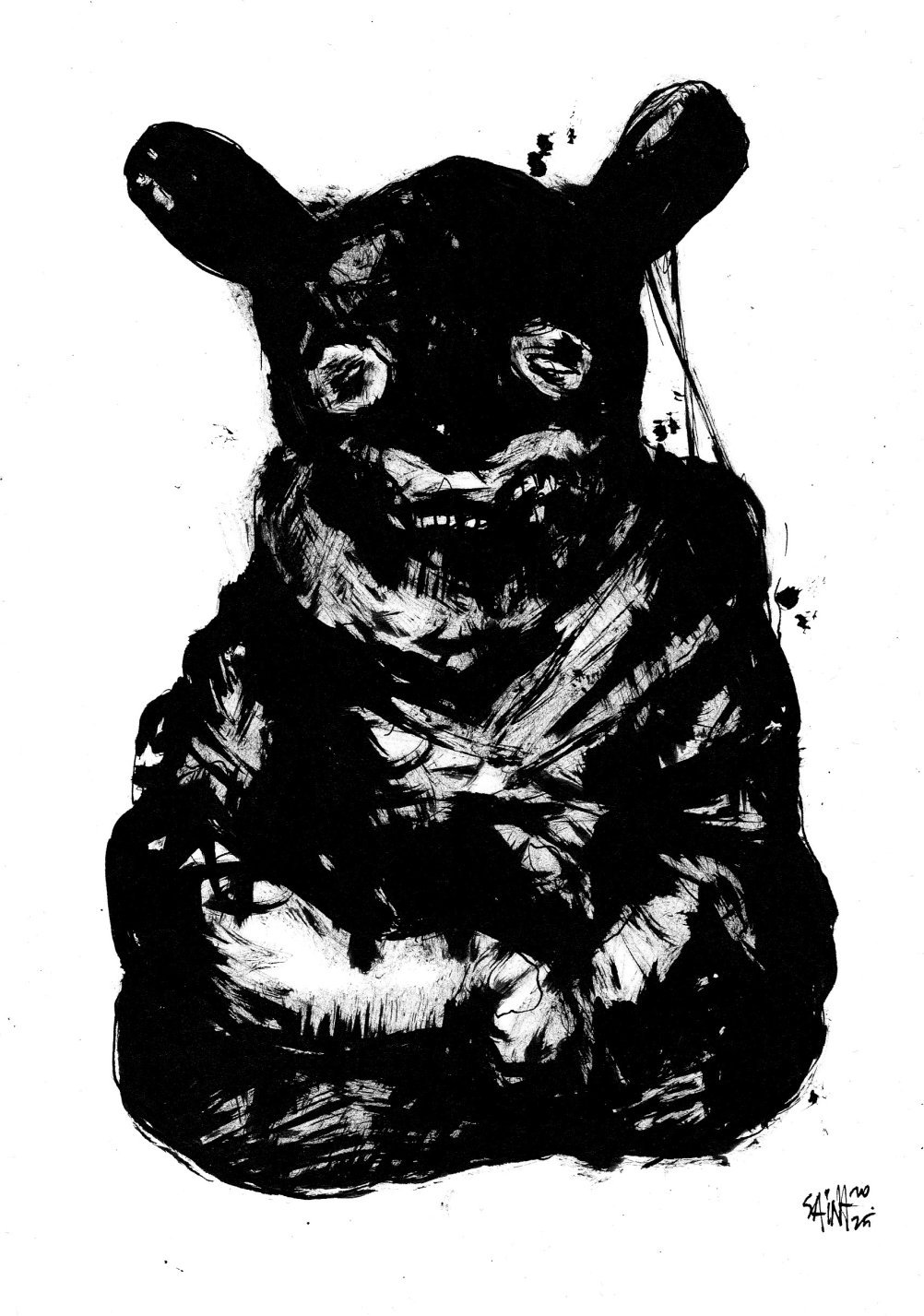 Mr. Blackuxi. MMXXV. 15х21 см.