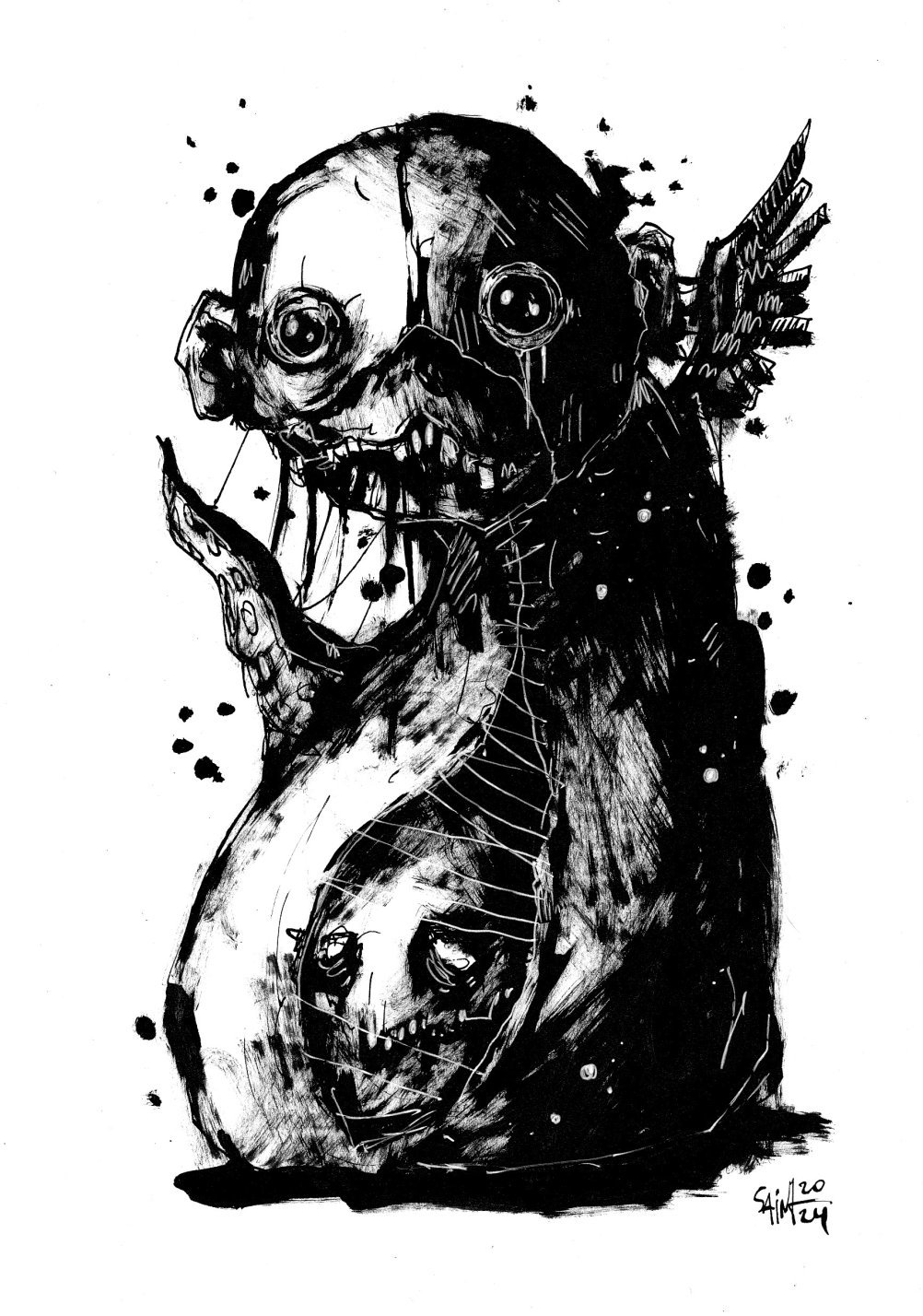 Mr. Skullkin Vpuze. 15х21 см.